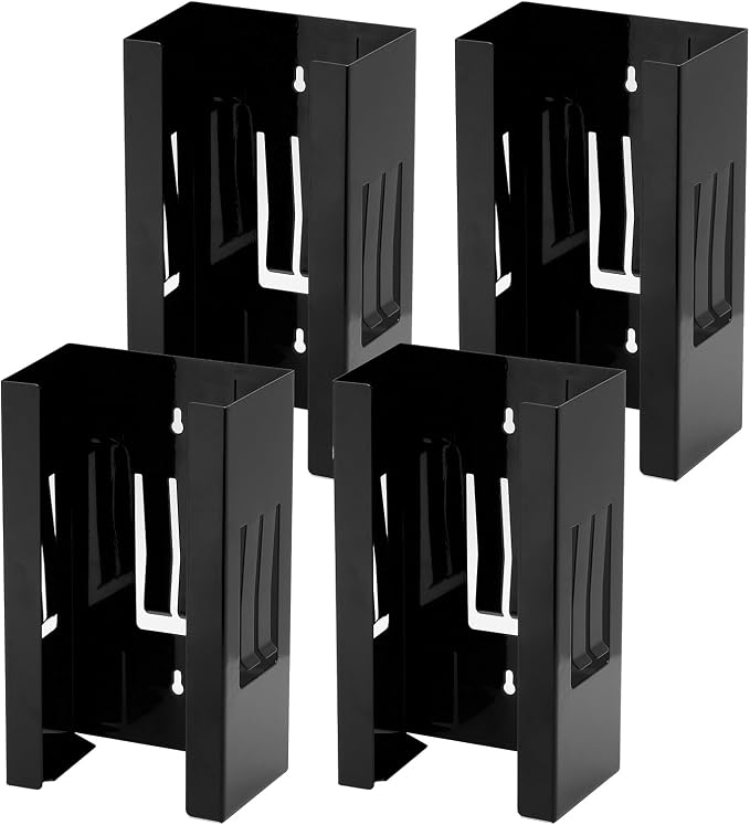 EMENTOL 4PCS Magnetic Glove/Tissue Dispenser Holder Set, Mount Onto Tool Box or by EMENTOL