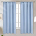 BGment Baby Blue Blackout Curtains 63 Inch Length by BGment
