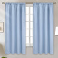 BGment Baby Blue Room Darkening Curtains 63 Inches Long by BGment