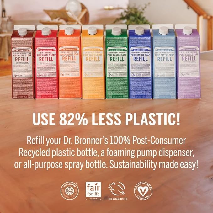 Dr. Bronner's Pure-Castile Liquid Soap Refill - Image 4