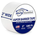BlueTex Insulationㅤ 3" Wide x 180' Long White Vapor Barrier Seam Tape by BlueTexInsulation