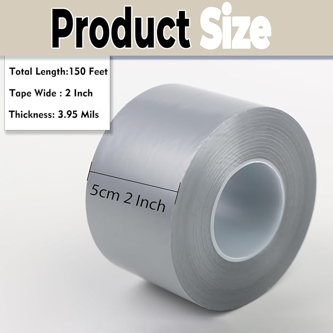 Window Insulation for Winter Weather Sealing Tape 2 Inch x 50 Yards Weather - Image 2