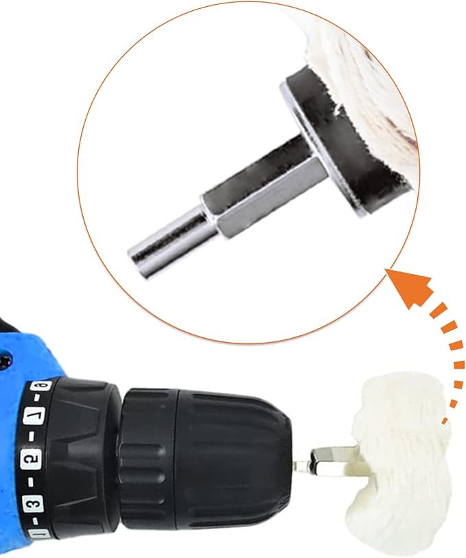 Polishing Pad Buffing Wheel Kit 17 Pack, - Image 3
