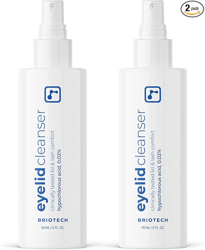 BRIOTECH Eyelid Cleanser, Hypochlorous Acid Spray, Lid & Eyelash Cleanser by BRIOTECHUSA