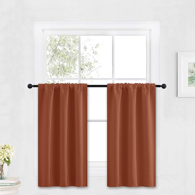 RYB HOME Bathroom Window Curtains by RYBHOME