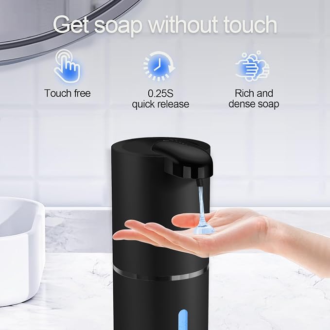 Automatic Liquid Soap Dispenser Bathroom Kitchen Dish Liquid Body Shampoo - Image 5