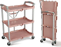 Olympia Tools 89-350 Pack-N-Roll Folding Collapsible Service Cart, 150LB by OlympiaTools