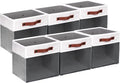 HNZIGE 11x11 Cube Storage Bins for Cube Organizer, Collapsible Decorative by HNZIGE