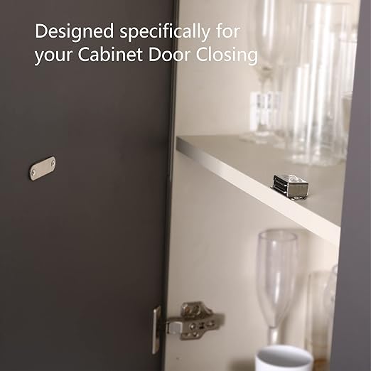 Mousike Cabinet Magnets Magnetic Door Catch Stainless Steel Door Magnet - Image 5