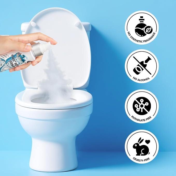 Clean-n-Fresh Toilet Spray, Ocean Mist, Air Freshener Bathroom Spray, Toilet - Image 5