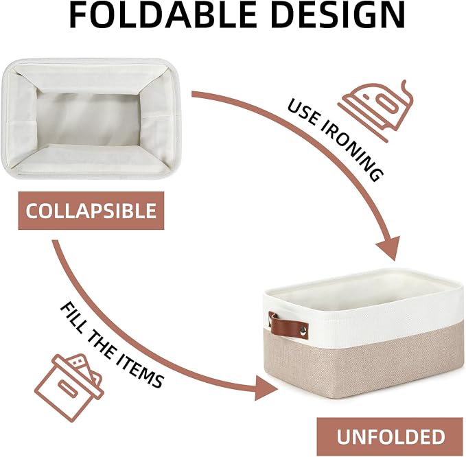 DULLEMELO Collapsible Fabric Storage Bins - Image 4
