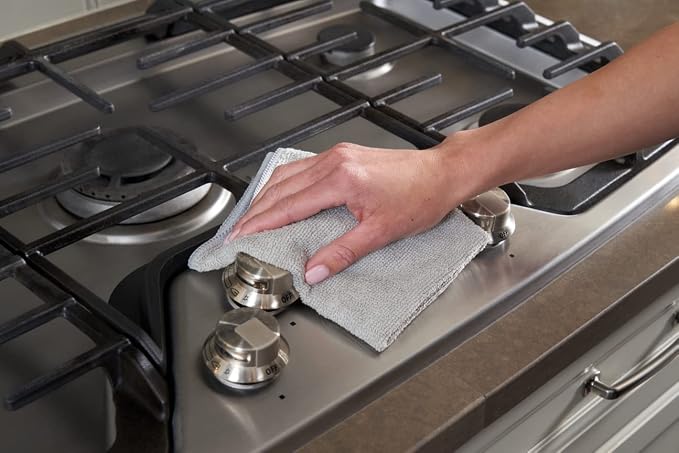 Rubbermaid All Purpose Microfiber Cleaning Cloth Towels, Non-Scratch, - Image 9
