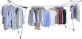 Clothes Drying Rack, Gullwing Laundry Rack Adjustable and Foldable by YUBELLES