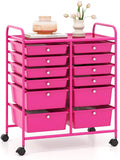 GOFLAME 12-Drawer Rolling Storage Cart, Mobile Utility Cart by GOFLAME