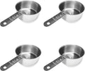 1/2 Cup Stainless Steel Measuring Cup | Sturdy Metal 125 ml | 125 cc | 4 oz | by Knupp+Co.