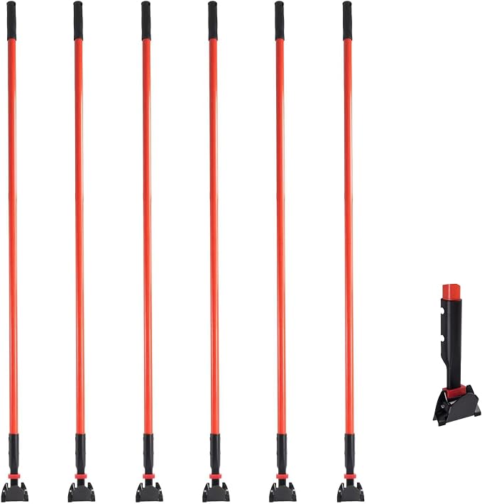 Matthew Cleaning Jaw Clamp Mop Handle, Snap-On Fiberglass Dust Mop Handle by MATTHEWCLEANINGPRODUCTS