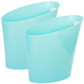 Youngever 2 Gallon Slim Trash Can, Plastic Garbage Container Bin, Small Trash by Youngever