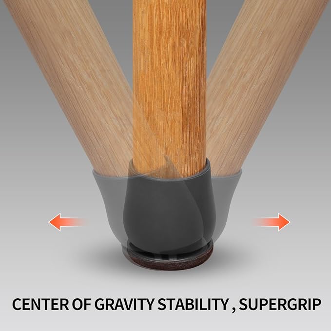 Ezprotekt 24 Pcs Round Silicone Chair Leg Floor Protectors - Image 7
