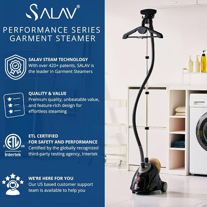 SALAV GS18-DJ Standing Garment Steamer - Image 4