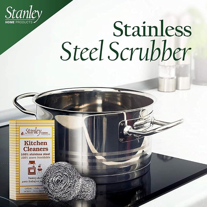 Stanley Home Products Stainless Steel Kitchen Scouring Cleaners - Image 3