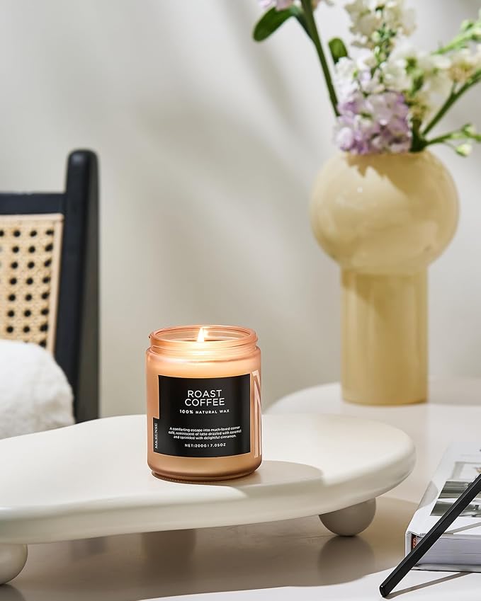 M&SENSE Coffee Candles Scented Strong, Organic Natural Soy Wax - Image 6