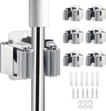 6PCS Broom and Mop Holder, Heavy Duty Garden Tool Organizer Rack Rake and by JAMEND+CLXP