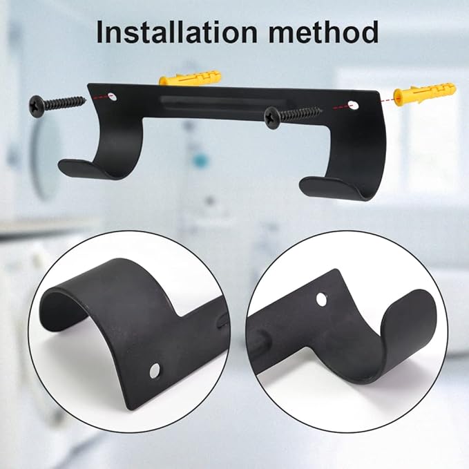 Ironing Board Hanger Wall Mount Ironing Board Holder Organizer Wall Rack - Image 4