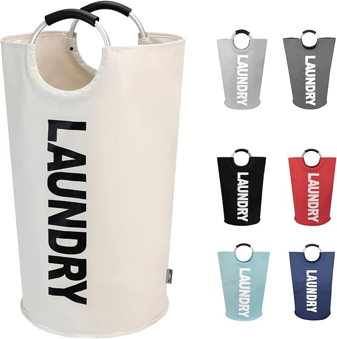 DOKEHOM 125L X-Large Laundry Basket, Collapsible Laundry Bag, Freestanding Tall by DOKEHOM