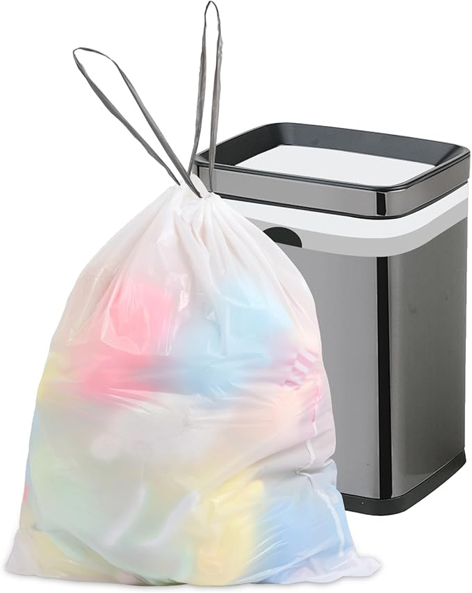 15 Gallon Tall Kitchen Trash Bags Drawstring - Image 4