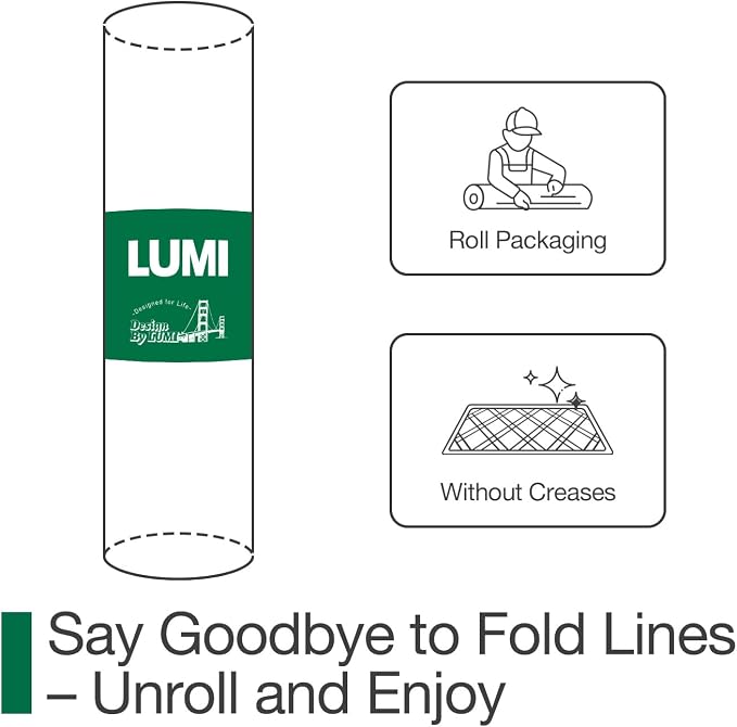 LUMI Indoor Door Mat 32"x47", Ultra Thin Low Profile Non-Slip Doormat - Image 3