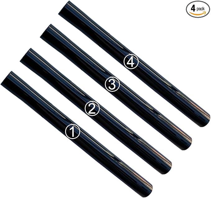 4Pack 1.25 Inch Vacuum Extension Wands by VACEXT