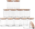 Thick Candle Jars for Making Candles 12 Pcs, 7 OZ Empty Jars by Showin