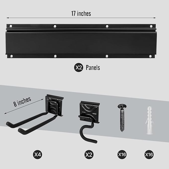 Garden Tool Storage Rack, Outdoor Power Tools Hangers - Image 6