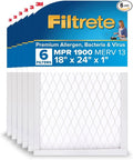 Filtrete 18x24x1 AC Furnace Air Filter, MERV 13, MPR 1900, Premium Allergen by Filtrete