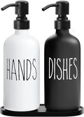 MOMEEMO Kitchen Soap Dispenser Set, Contains Dish and Hand Soap Dispenser by MOMEEMO