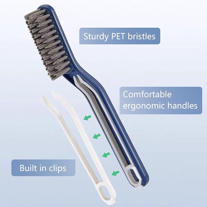 5 PCS Crevice Cleaning Brush, Bathroom Cleaning Brush Tool - Image 5