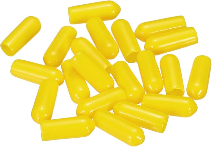 uxcell 20pcs Rubber End Caps 5mm ID Vinyl PVC Round Tube Bolt Cap Cover Screw - Image 4