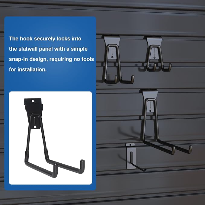 NeatiEase 20 PCS Slatwall Accessories Kit - Image 3
