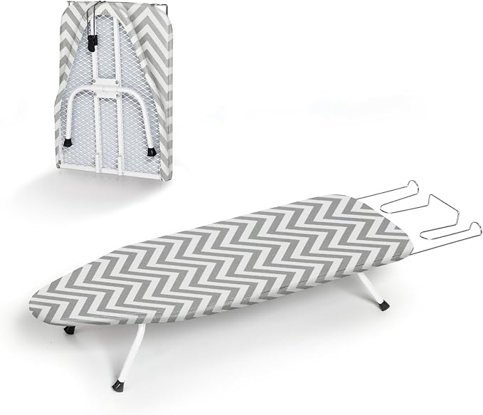 Folding Ironing Board for Small Space, RAINHOL Mini Collapsible Ironing Boards by RAINHOL