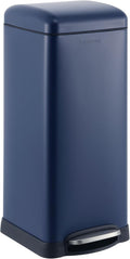 happimess HPM1007H Betty Retro 8-Gallon Step-Open Trash Can, Fingerprint by Happimess