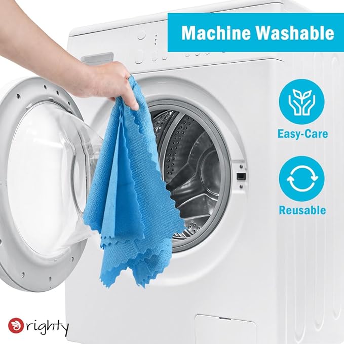 Orighty Cleaning Cloths Bulk, 200 Pack Shop Rags Reusable, Microfiber Cleaning - Image 7