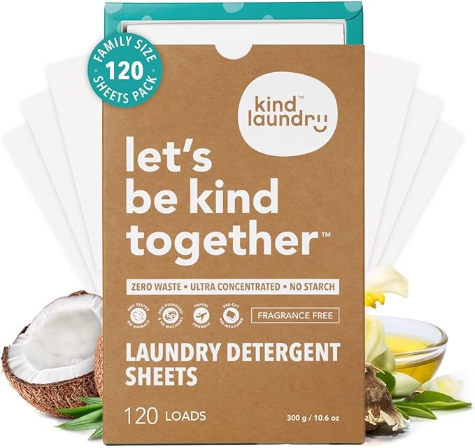 Kind Laundry Detergent Sheets by KINDLAUNDRY