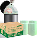 8-10 Gallon Flap Tie Compostable Trash Bags, Compost Bags Kitchen Trash Bags by BEIDOU-PAC
