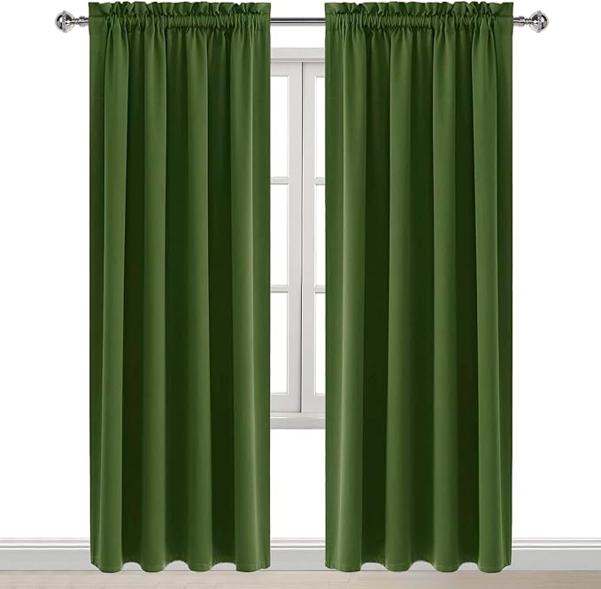 DWCN Blackout Curtains Room Darkening Thermal Insulated Bedroom Curtains Window - Image 9