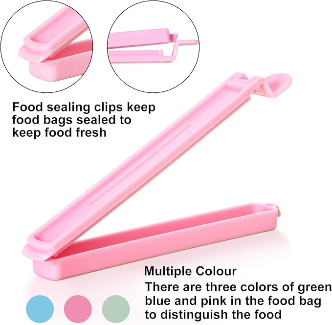 40 PCS Sealing Clip Bag Plastic Bag Chip Clips Large Size Food Bag Clips - Image 4