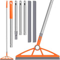 2-in-1 Air Broom, 180° Rotating 54 Inch Adjustable Silicone Rubber Broom by wlich
