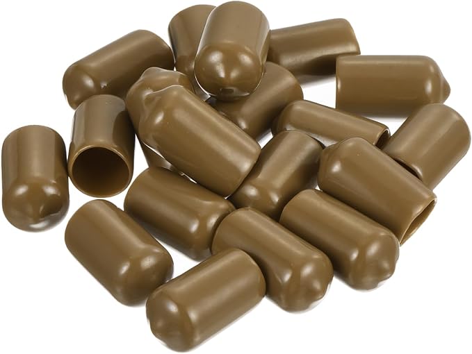 uxcell 20pcs Rubber End Caps 11.5mm ID Vinyl PVC Round Tube Bolt Cap Cover - Image 4