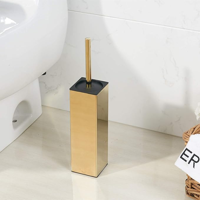 BGL Freestanding Solid Stianless Steel 304 Toilet Bowl Brush and Holder - Image 2
