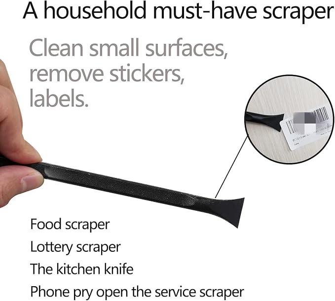 Plastic Scraper Multi-Purpose Scraper Non-Scratch Cleaning Tool Easy to Clean - Image 4