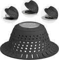 zaa Bathtub Drain Hair Catcher, Silicone Collapsible 1 Pack Drain Protector by zaa